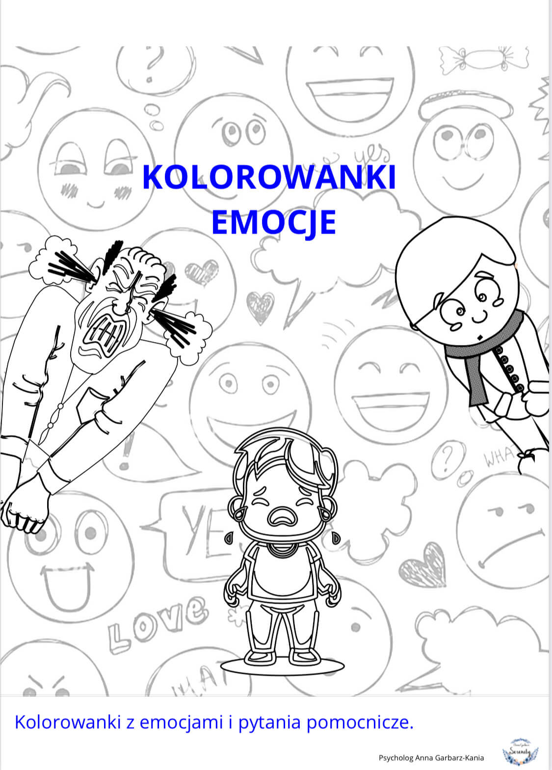 Kolorowanki emocje