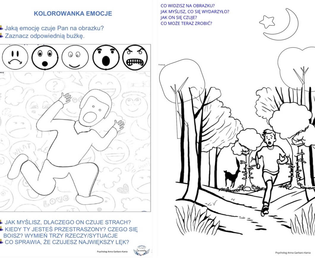 Kolorowanki emocje - obrazek 3